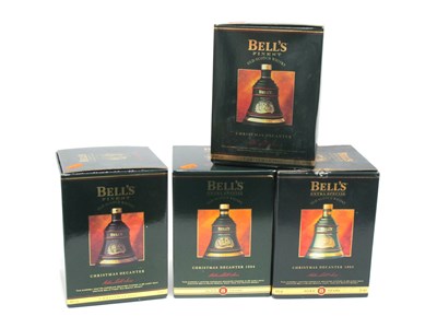 Lot 1418 - Whisky - Bell's Commemorative Bell Decanters,...