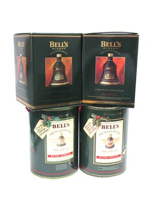 Lot 1407 - Whisky - Bell's Commemorative Bell Decanters,...