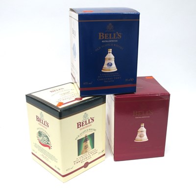 Lot 1416 - Whisky - Bell's Commemorative Bell Decanters,...