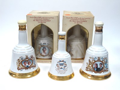 Lot 1419 - Whisky - Bell's Commemorative Bell Decanters,...