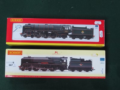 Lot 567 - Two Hornby "OO" Gauge/4mm Boxed BR green 4-6-2...