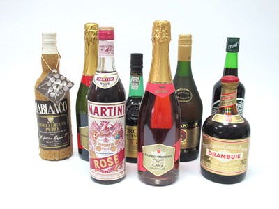 Lot 1386 - Spirits - A Mixed Assortment, including Cava's,...