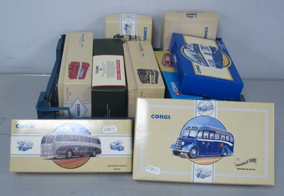 Lot 496 - Ten Corgi Diecast Model Buses by Corgi to...