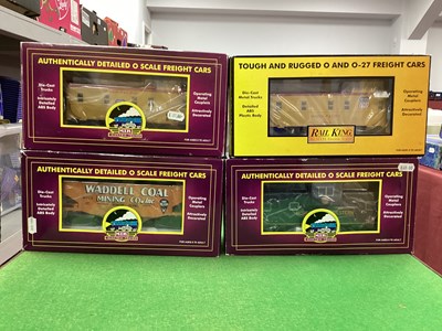 Lot 329 - Three M.T.H 'O' Gauge/7mm Boxed USA Outline...