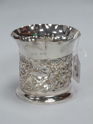 Lot 32 - A Victorian Hallmarked Silver Vase, William...