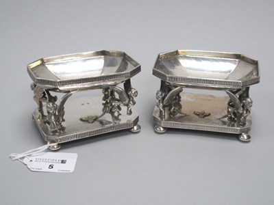 Lot 5 - A Pair of Decorative Spanish Dishes, stamped...