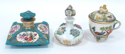 Lot 1053 - A Late XIX Century French Porcelain Scent...