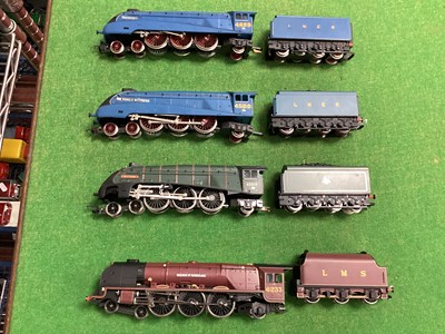 Lot 384 - Four Hornby "OO" Gauge/4mm Unboxed 4-6-2...