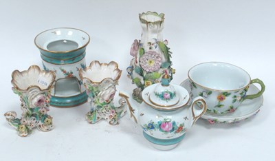 Lot 1065 - A Meissen Porcelain Cabinet Cup and Saucer,...