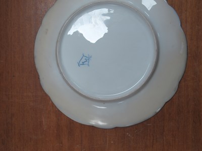 Lot 1014 - An Early XX Century Porcelain Plate, the...
