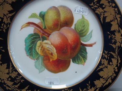Lot 1014 - An Early XX Century Porcelain Plate, the...
