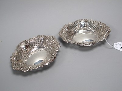Lot 30 - A Pair of Decorative Hallmarked Silver Dishes,...