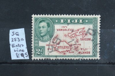 Lot 661 - Stamps; A fine used example of The 'Extra Line'...