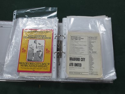 Lot 770 - Bradford City Home Programmes 1975-6,...