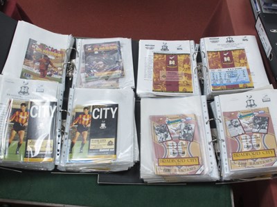 Lot 773 - Bradford City Home Programmes 1991-92 to...