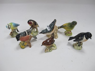 Lot 1286 - Beswick Birds, to include Wren, Nothatch,...