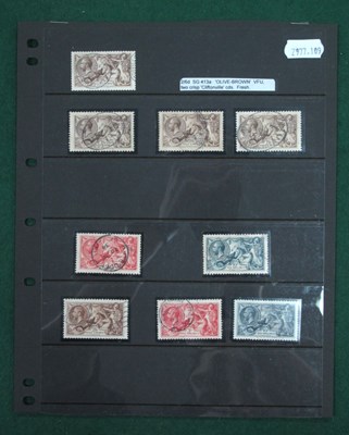 Lot 568 - Stamps; A selection of nine good/fine used...