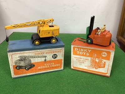 Lot 647 - Two Original Dinky Toys, No. 14c Coventry...