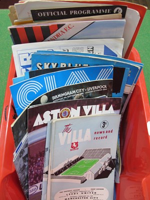 Lot 490 - Midlands club Programmes, Aston Villa 56-7 v....