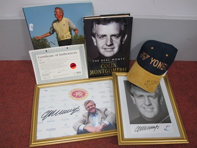 Lot 484 - Golf - Colin Montgomerie Signed Promo Card,...