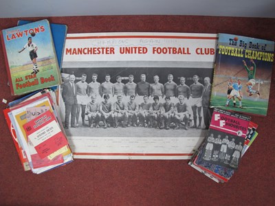 Lot 486 - Manchester United Football Club Card Poster,...