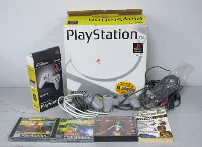 Lot 544 - An Original Sony PlayStation (PS1) Gaming...