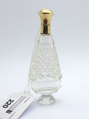 Lot 220 - A Decorative Dutch Cut Glass Scent Bottle, of...