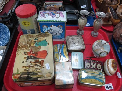 Lot 1446 - Vintage Tins, to include Huntley and Palmer...