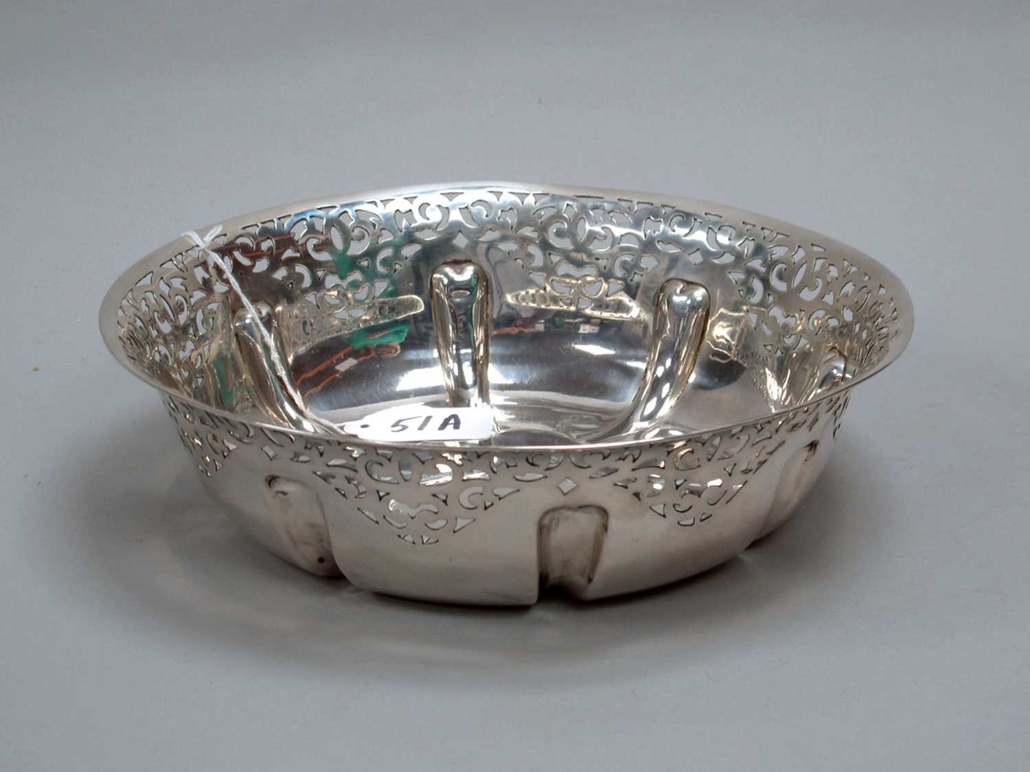 Lot 51 - A Decorative Hallmarked Silver Dish, of...