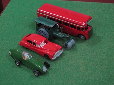 Lot 594 - Four Mid XX Century Minic Toys, all clockwork,...