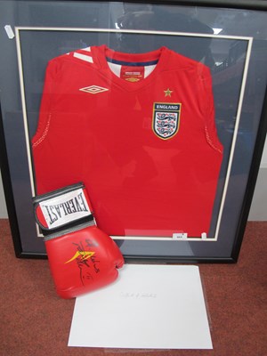 Lot 464 - Frank Bruno Autograph, black marker pen signed...