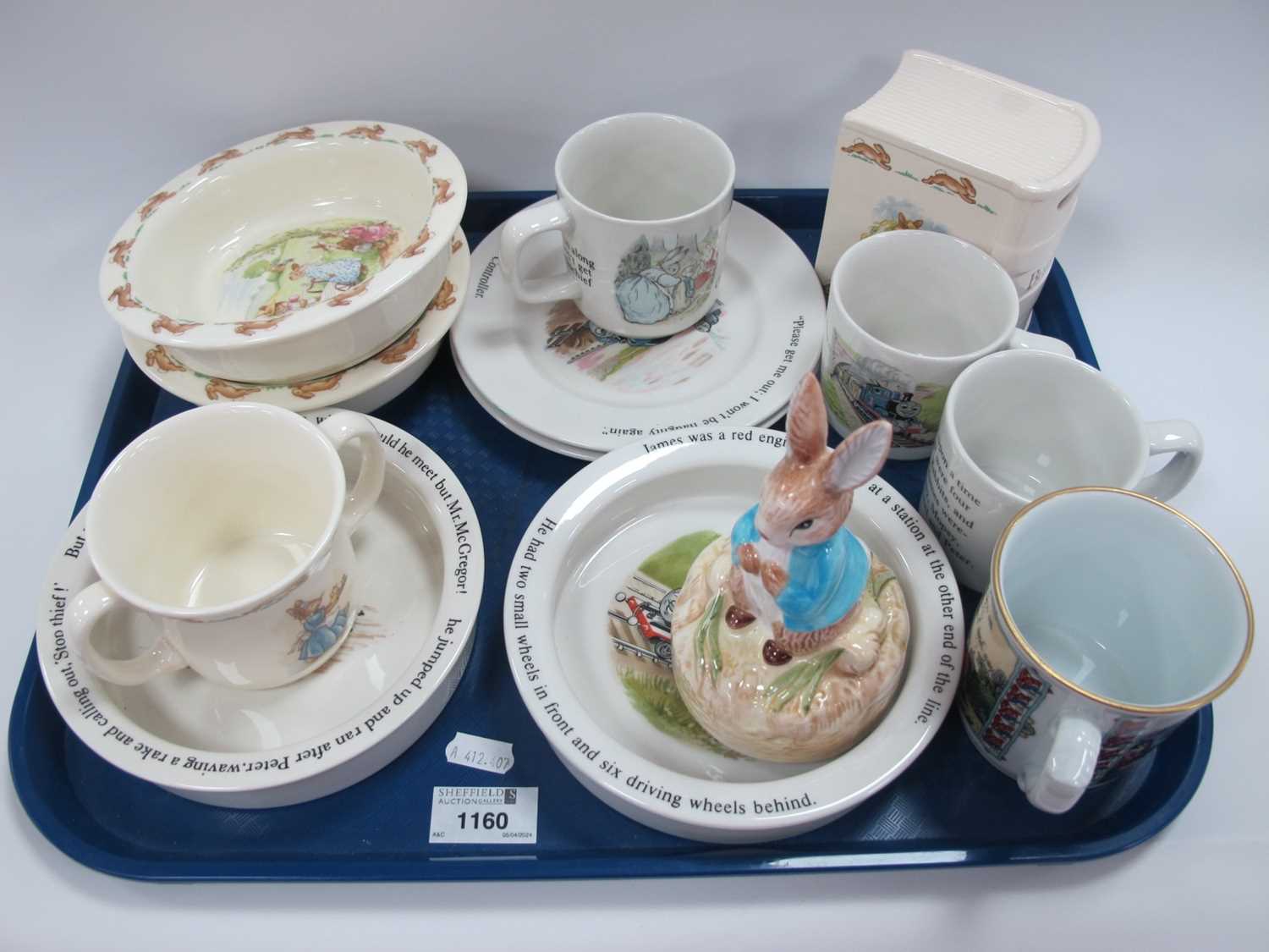 Lot 1160 - Wedgwood, Thomas The Tank, Peter Rabbit.