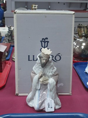 Lot 1294 - Lladro King Gaspar Figurine, 5480, boxed, 23cm...