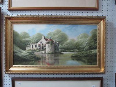 Lot 1496 - David James (Born London 1944) 'Scotney Castle,...