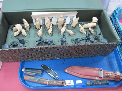 Lot 1396 - The New Roman Chess Set, in resin by Carlton...