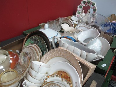 Lot 1017 - Glassware, China etc, commemorative mugs, etc:-...