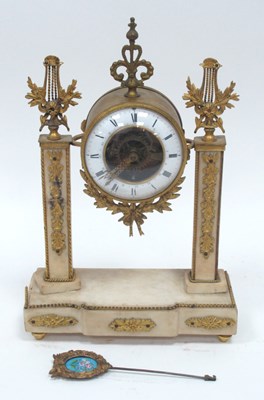 Lot 1394 - A Late XIX Century French Mantle Clock, the...