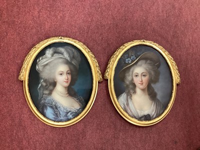 Lot 1197 - ENGLISH SCHOOL (XVIII/XIX Century) Portraits...