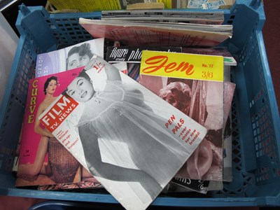 Lot 1395 - Over Fifty 1940's/50's Adult Magazines,...