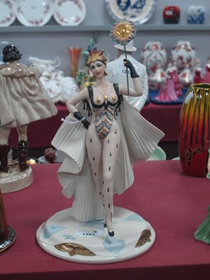 Lot 1251 - Capodimonte 'Ballerina Can Can' Figurine,...