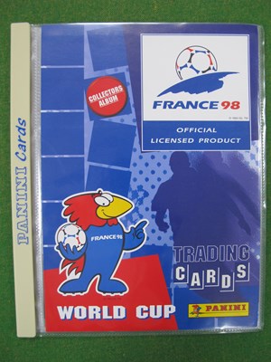 Lot 699 - Panini France 98 Trading Card Album,...