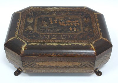 Lot 1153 - A Japanese Lacquer Late XIX Century Black and...