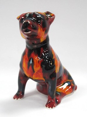 Lot 1120 - An Anita Harris Pottery Model of a Boxer Dog,...