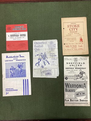 Lot 910 - 1945-6 Chesterfield v. Sheffield United,...