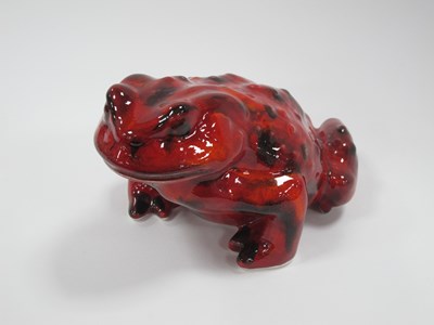 Lot 1187 - Anita Harris Model of a Toad, gold signed,...