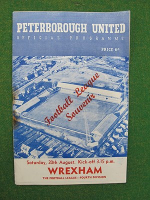 Lot 416 - Peterborough United 1960-1 Programme v....