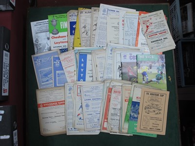 Lot 337 - Non-League Programmes, to include 1950's...