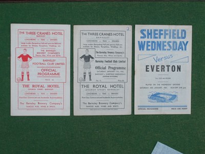 Lot 887 - Sheffield Wednesday Programmes, 1946-7 v....