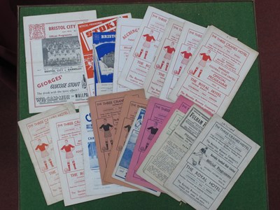 Lot 901 - Barnsley Programmes, 1946-7 v. Bury (poor),...