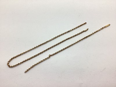 Lot 231 - A Dainty Belcher Link Chain, to barrel snap...